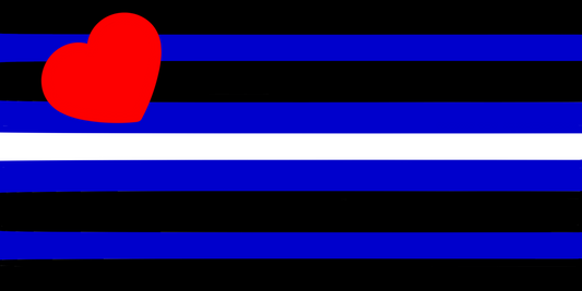 Leather Pride Flag (Bumper Sticker)