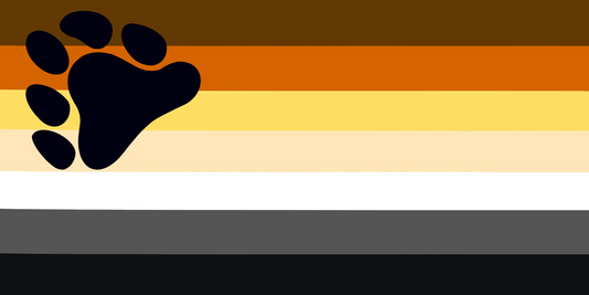 Bear Pride Flag (Bumper Sticker)