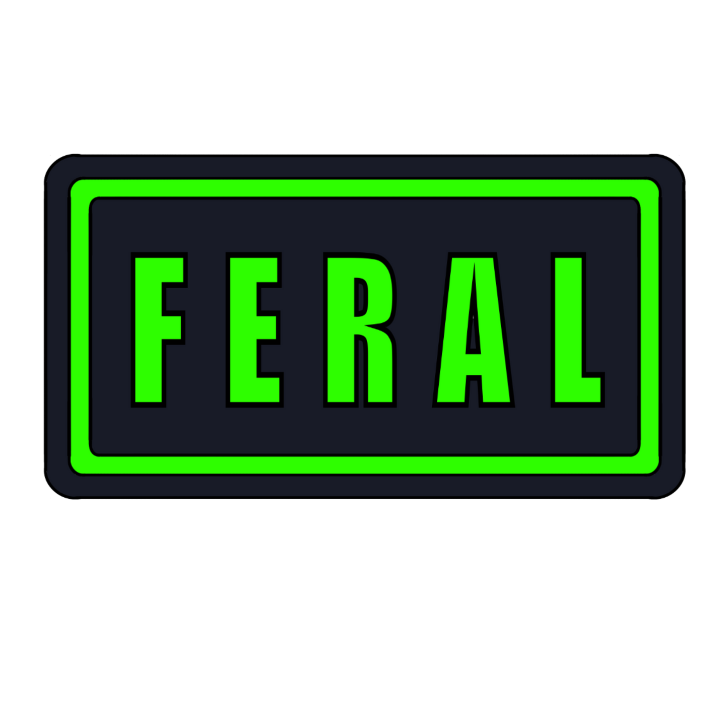 Feral Sticker