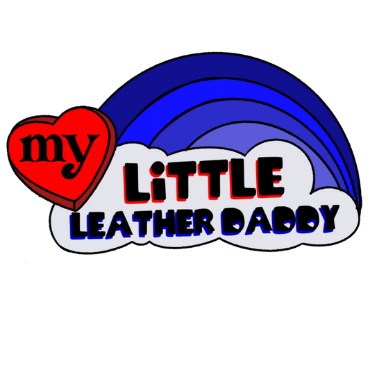 My Little Leather Daddy Sticker