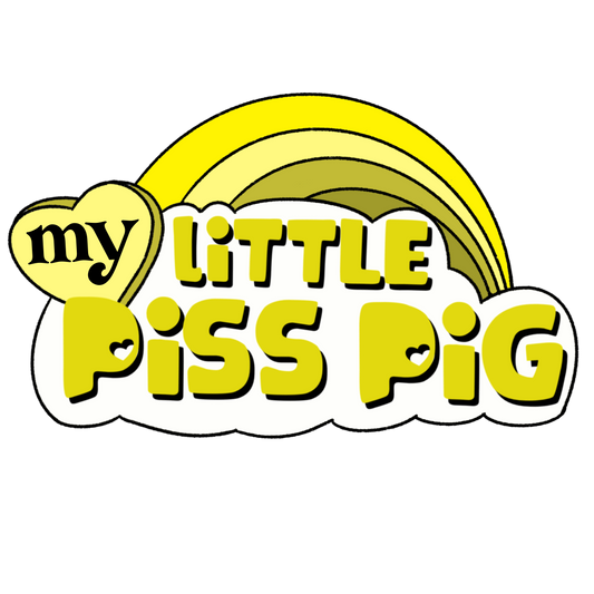 My Little Piss Pig Sticker