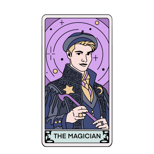 "The Magician" Tarot Card Sticker (Holographic)