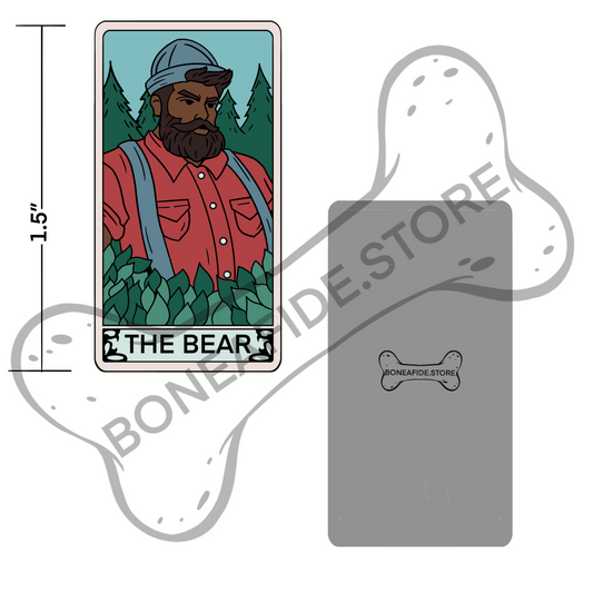 *PRE-ORDER* Tarot The Bear Hard Enamel Pin (Night Tone)