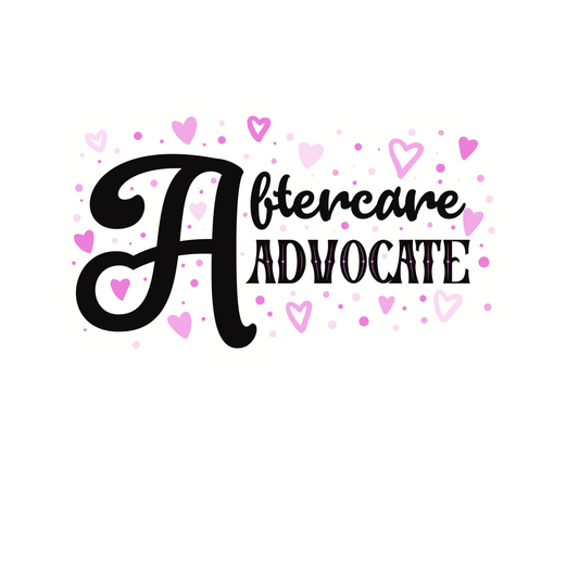 Aftercare Advocate Sticker (Clear Vinyl)