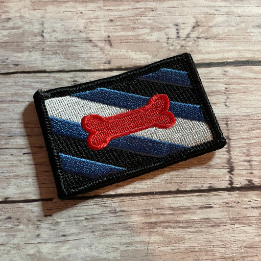 Puppy Pride Flag Iron-On Patch