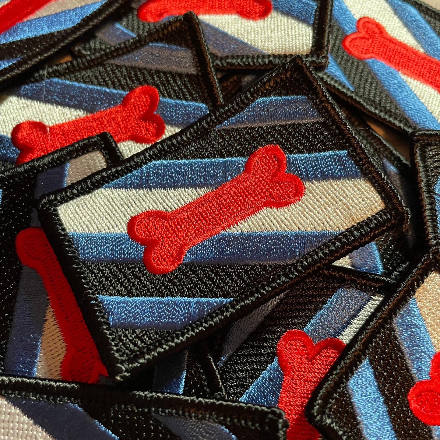 Puppy Pride Flag Iron-On Patch