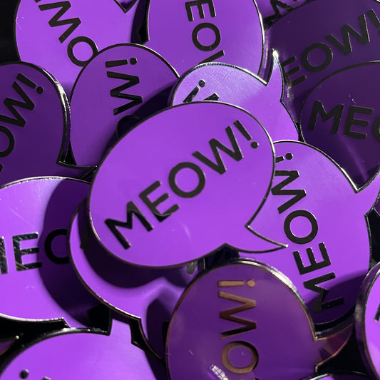 MEOW Hard Enamel Pin