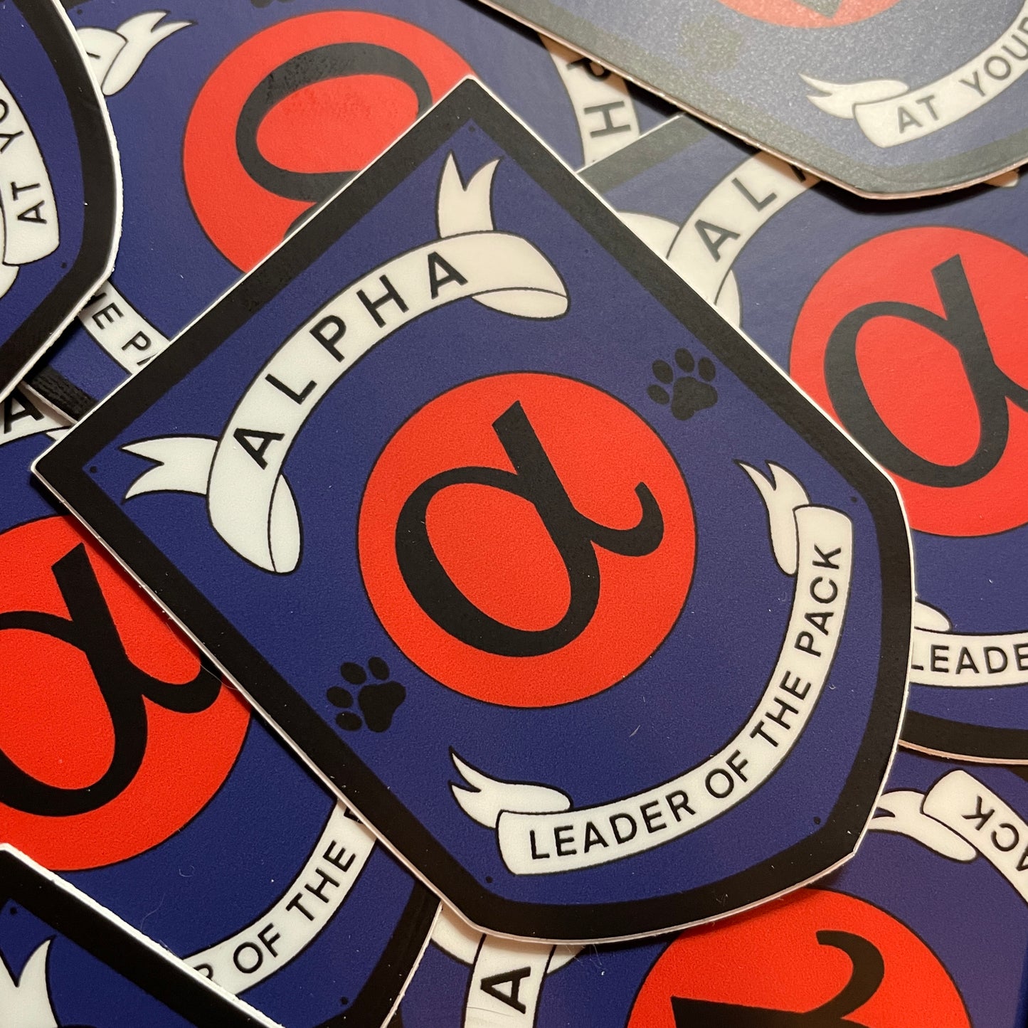 Alpha Badge Sticker – BONEAFIDE.STORE