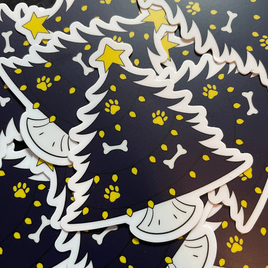 Christmas Tree (Black) Sticker *Limited Edition*